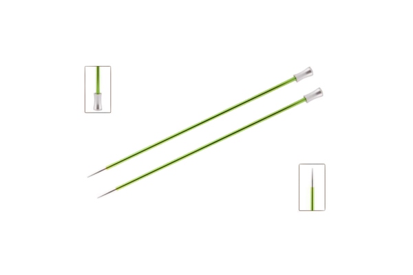 Прямі спиці для в'язання Knit Pro Zing 30 см, 3.5 мм (47267)