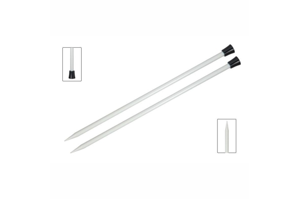 Прямі спиці для в'язання Knit Pro Basix Aluminum 25 см, 3.25 мм (45209)