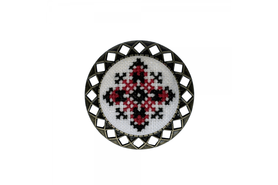 Набір для вишивання брошки із закодованим ім'ям "Тетяна" MES135