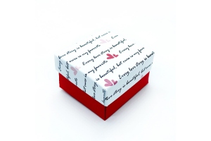 Коробочка для пакування "Love story", 5*5*3 см