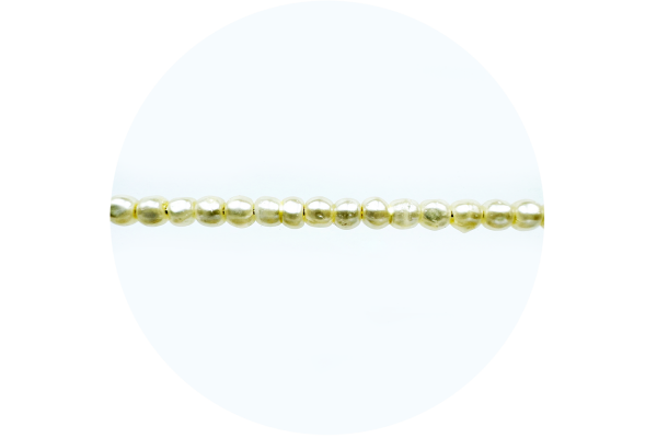 Круглі намистини, перлинові, 3 мм