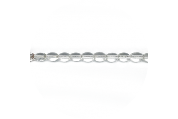 Овальні скляні намистини, прозорі, 4х5 мм, Crystal Art 11028/001C