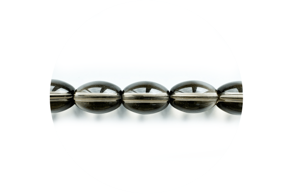 Овальні скляні намистини, сірі, 9х12 мм, Crystal Art 11036/029C
