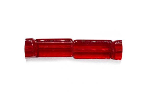 Прямокутні скляні намистини, червоні, 8х16 мм, Crystal Art 12012/109C