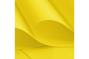 Фоаміран, жовтий, 15*20 см
