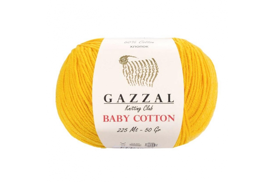 Пряжа Gazzal Baby Cotton № 3417