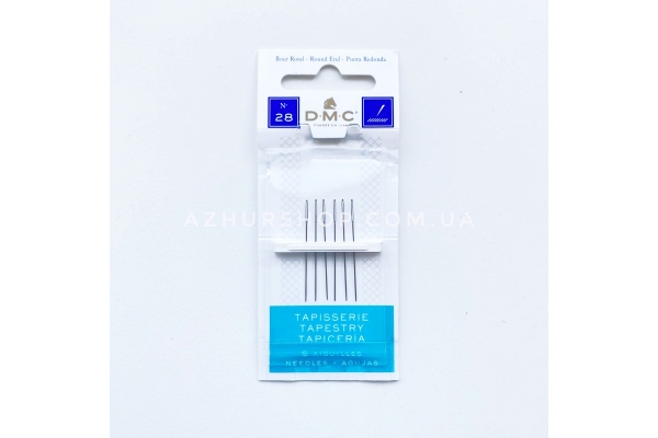 Набір гобеленових голок №28 DMC 1767/9, 6 шт.