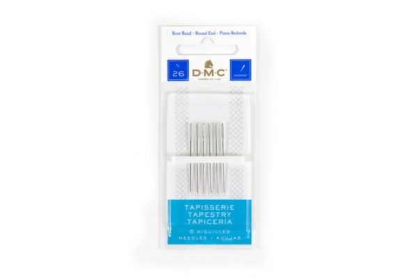 Набір голок для вишивання хрестиком №26 DMC 1767/8, 6 шт.