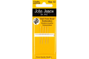 Набір голок для вишивання №12 John James Ball Point Bead Embroidery (JJ10712B)