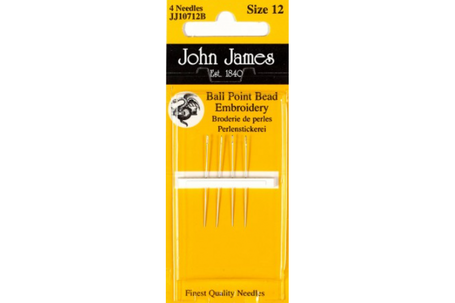 Набір голок для вишивання №12 John James Ball Point Bead Embroidery (JJ10712B) Набір голок для вишивання №12 John James Ball Point Bead Embroidery (JJ10712B)