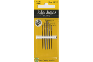 Набір гобеленових голок для вишивання №18/22 John James Tapestry (JJ19882)