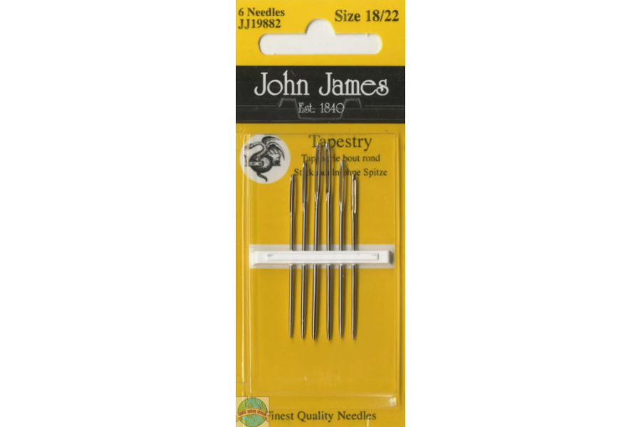 Набір гобеленових голок для вишивання №18/22 John James Tapestry (JJ19882)