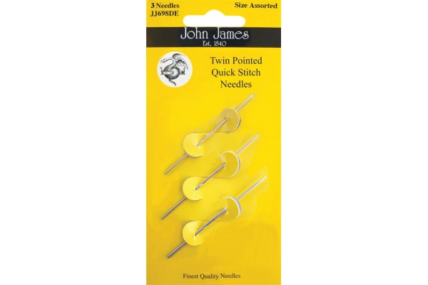 Набір двосторонніх голок для вишивання №24 John James Twin Pointed Quick Stitch (JJ698DE)
