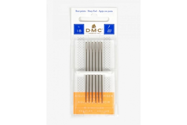Набір голок для вишивання № 18 DMC 1769/3, 6 шт