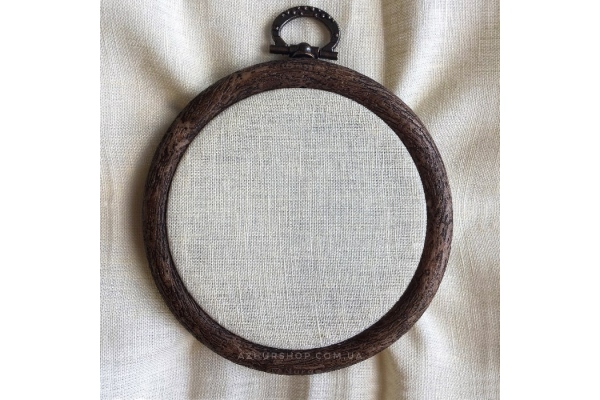 Тканина рівномірна для вишивання Kingston Zweigart 10*10 см 56 каунт, вершкова (3225/222), (канва для мікровишивки)