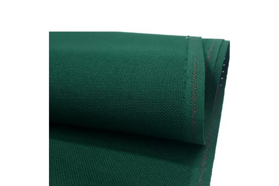 Канва рівномірна Bellana Zweigart, 20 каунт, темно-зелений (3256/647), 10*10 см