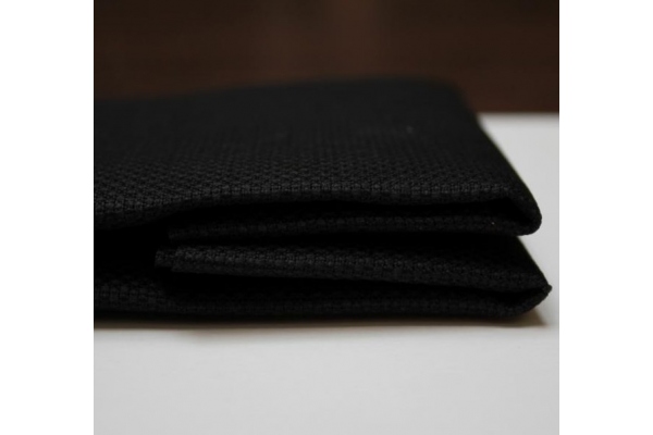 Тканина для вишивання Aida Bestex 16 каунт, жорстка, 50х50 см, чорна