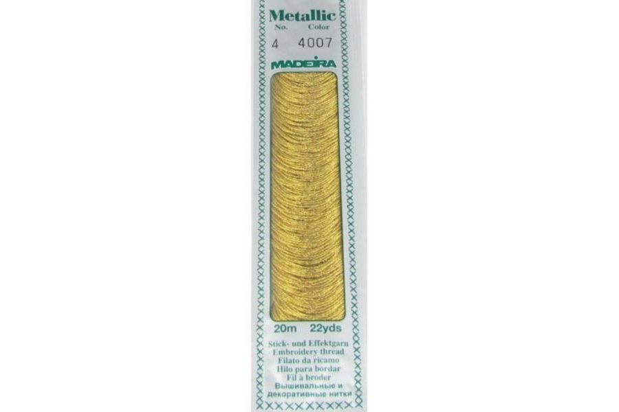 Металізовані нитки муліне Madeira Metallic #4007