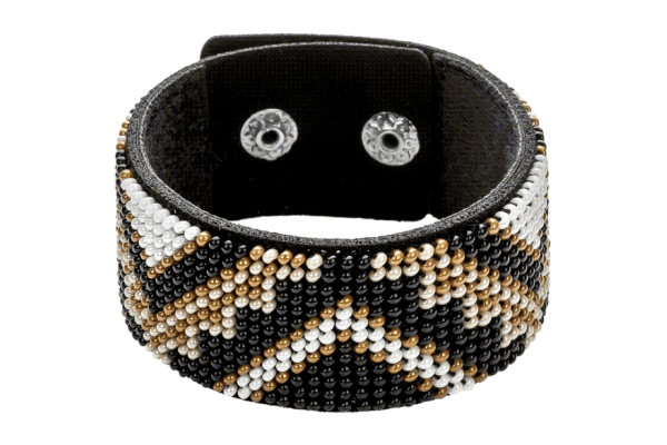 Набір для вишивання бісером браслета на штучній шкірі (FLBB-032)