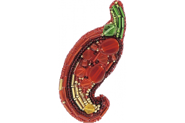 Набір для вишивки брошки "Чілі" БП-181