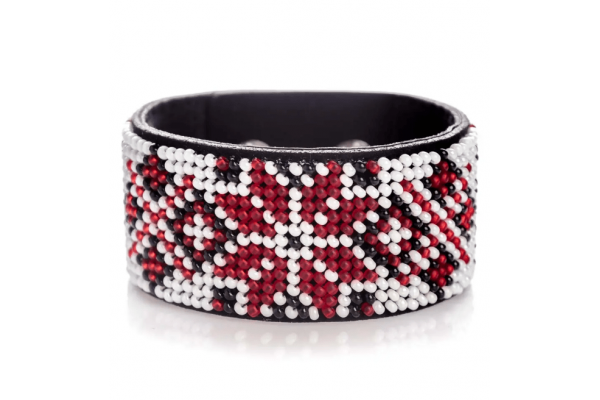 Набір для вишивання бісером браслета на штучній шкірі (FLBB-119)