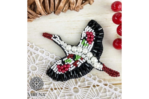 Набір для вишивки брошки "Лелека" 209