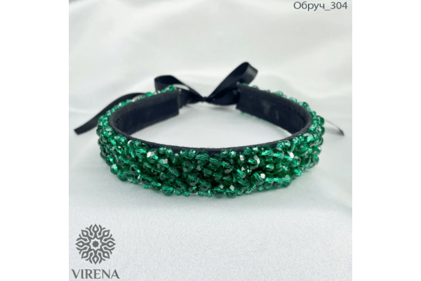 Набір для створення обруча вишитого намистинами 304