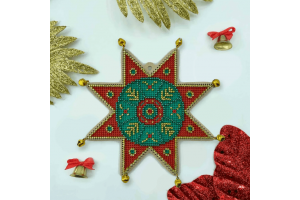 Набір для вишивання різдвяної прикраси «Дерево життя» YUMI_005_WF