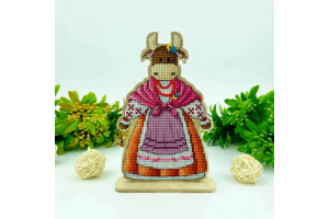 Набір для вишивання прикраси "Корова Мілка" YUMI_020_WF