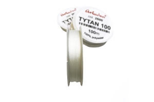 Нитки бисерные Ariana Tytan 100, 100 метров, белые