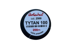 Нитки бісерні AriadnaТитан 100, 200 метрів, білі 2500