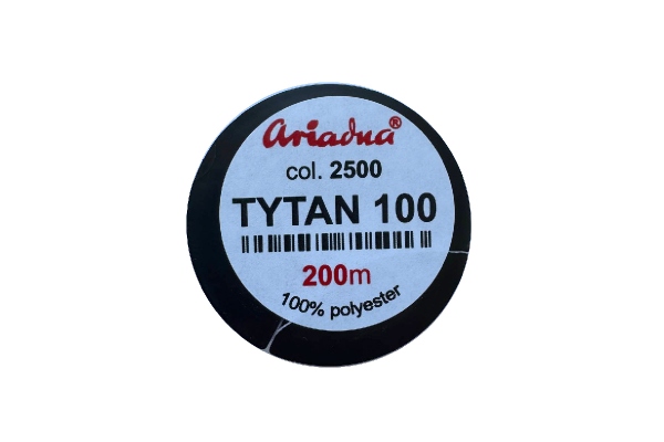 Нитки бісерні AriadnaТитан 100, 200 метрів, білі 2500