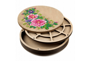 Набір для створення органайзера з вишитою кришкою «Букет з троянд» FLZB-246