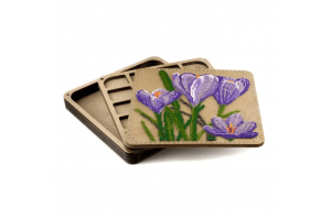 Набір для створення органайзера з вишитою кришкою «Крокуси» FLZB-249