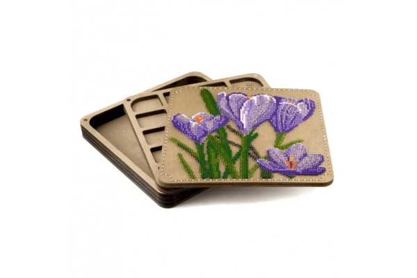 Набір для створення органайзера з вишитою кришкою «Крокуси» FLZB-249