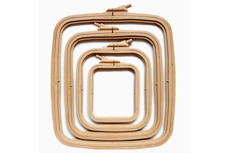 Квадратні п'яльця NURGE, 95х110 мм, 170-11