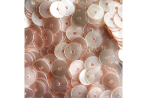Паєтки DMS (ОАЕ), пласкі, 6 мм, 2012М, блідо-рожеві
