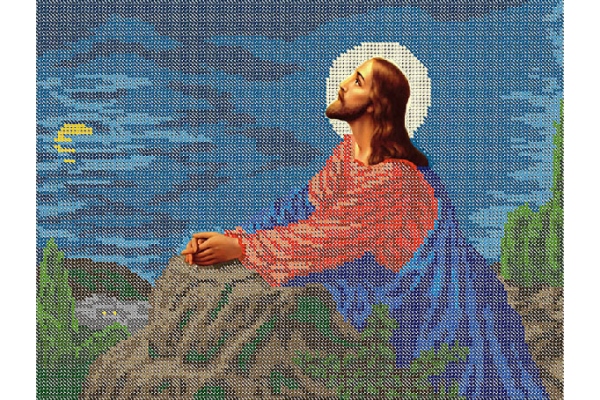 Схема для вишивки бісером "Молитва про чашу" БА3-073