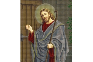 Схема для вишивки бісером "Ісус, що стукає у двері (Бодрствуйте)"