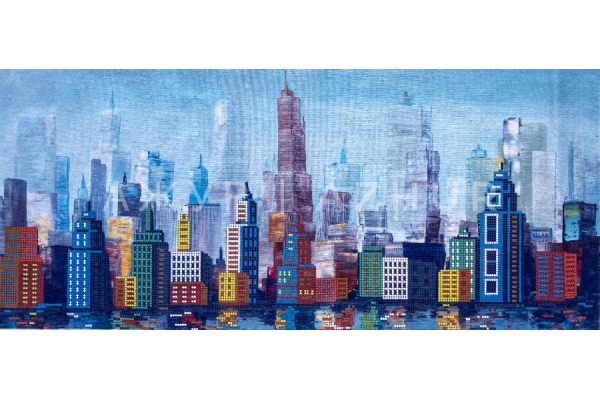 Схема для вишивки бісером "Місто" SI-869