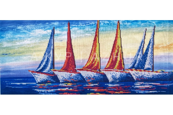 Схема для вишивки бісером "Парусники" SI-863