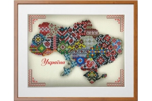 Схема для вишивання бісером "Мапа України" А3Н_545