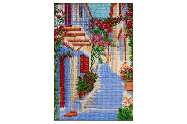 Схема для вишивки бісером "Вуличка Італії"