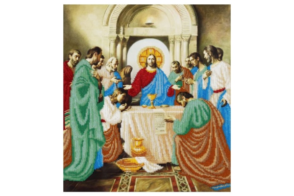 Схема для вишивки ікони бісером "Таємна вечеря" Т-0517