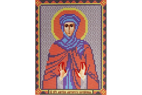 Схема для вишивки ікони бісером "Св. Прп. Марина (Маргарита) Берійська"