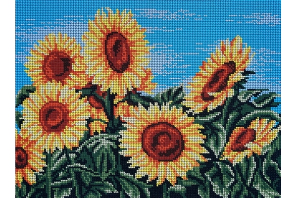 Схема для вишивки бісером "Соняхи" А3Н_250