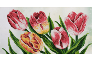 Схема для вишивки бісером "Весняні тюльпани"
