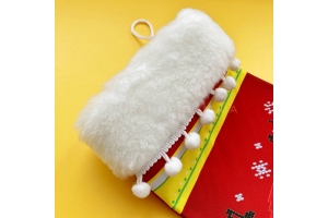 Заготовка для вишивки бісером Різдвяного чобітка для подарунків ЧН_010 "Співаки"
