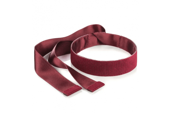 Заготовка для вишивки зі штучної шкіри «Чокер» (3х30 см) FLBE(BB)-086 Червоний