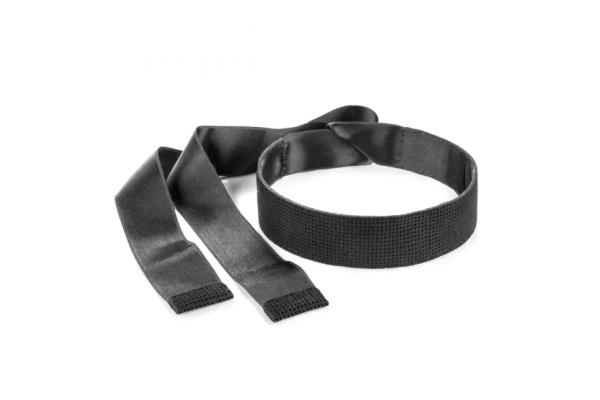 Заготовка для вишивки зі штучної шкіри «Чокер» (3х30 см) FLBE(BB)-088 Чорний